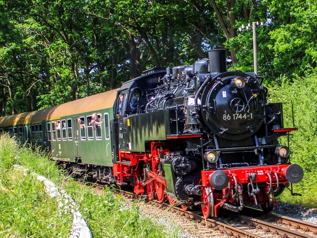 Abb.: Dampflok 86 1744 der PRESS (Photo: Dustin Reinhard Westphal).